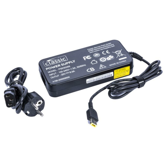 Netzteil für Lenovo PA-1171-72 (20V/8.5A, SLIM-TIP, C14)